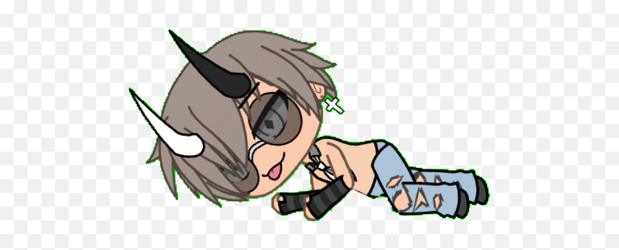 Gacha Boy Sticker By Trinityrobinson33 - Fictional Character Emoji,Gacha Heartless Boy With Emojis