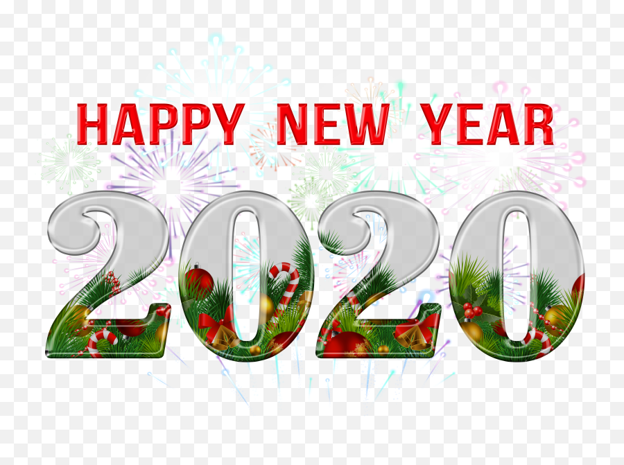 Happy New Year 2020 Png Clipart - Imagenes Año Nuevo 2020 Png Emoji,Happy New Year Emoji Text