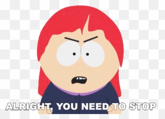 Alright You Need To Stop Rebecca Sticker - Alright You Need Fictional Character Emoji,Angry Emotion Gif