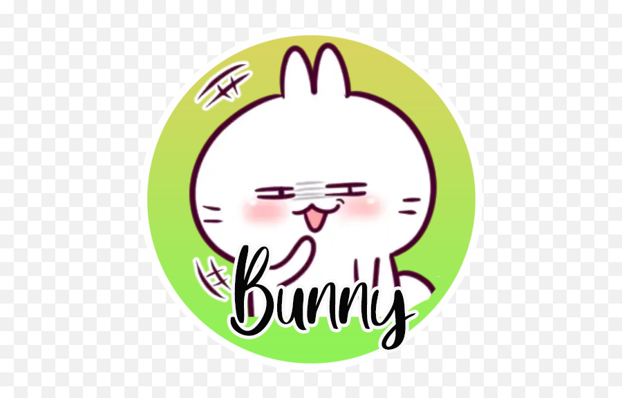 Cute Bunny Stickers For Wastickerapps Emoji,Whatsapp Rabbit Emoticon