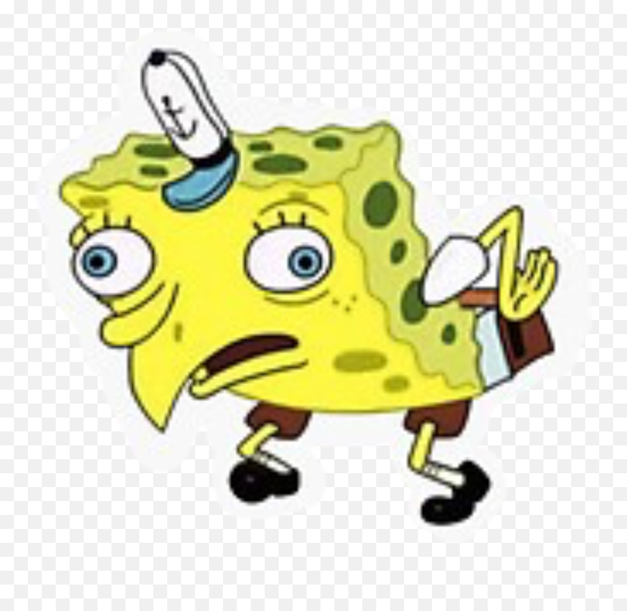 The Most Edited Spongebobandpatrick Picsart - Spongebob Meme Png Emoji,Mocking Bob Emoji