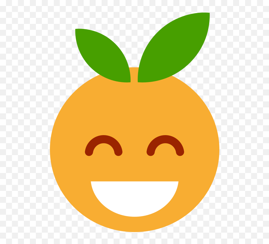 Fruit Cocktail Lemon Orange Drawing - Orange Drawing With Face Emoji,Skull Emoticon Alt Code