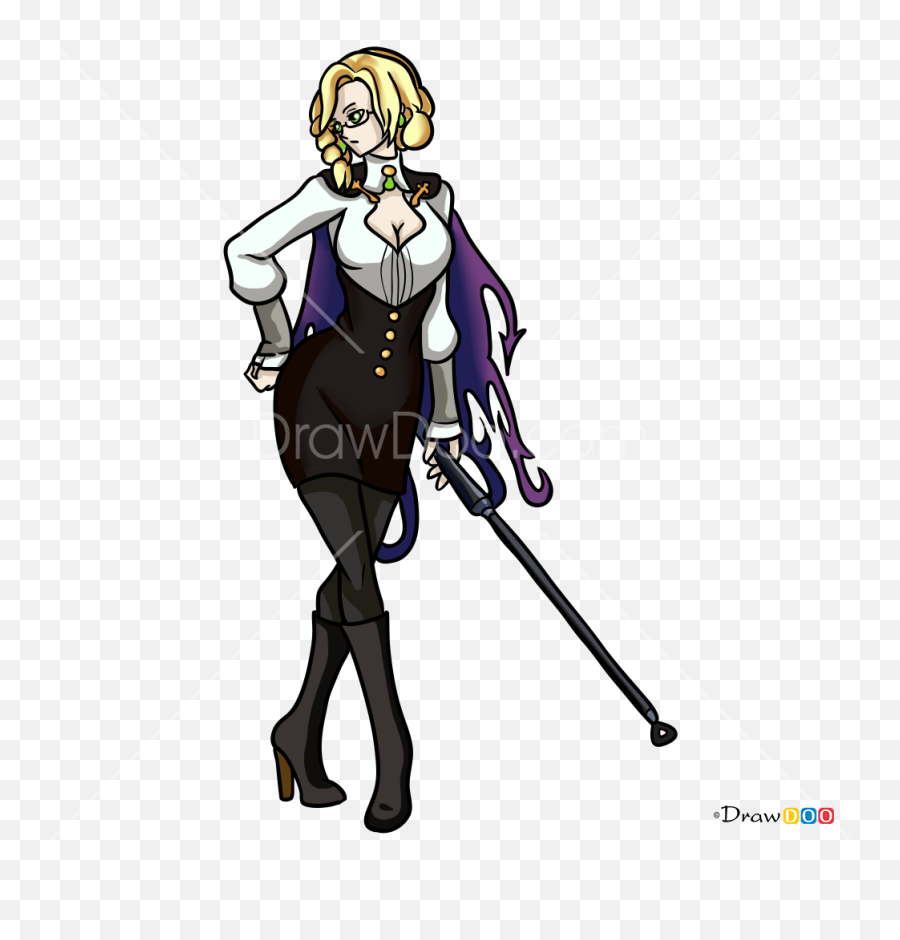 How To Draw Glynda Goodwitch Rwby - Fictional Character Emoji,Warrior Warcraft Emoji