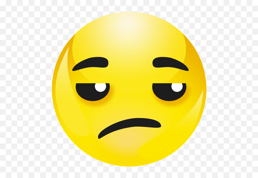 Worried Uneasy Face Emoji - Uneasy Emoji Png,Worried Emoji Png