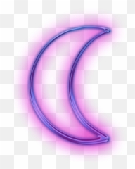 Half Moon Png Images Neon Png Neon Aesthetic Neon Purple - Glowing Crescent Pink Moon Png Emoji,Longest Emoji Text