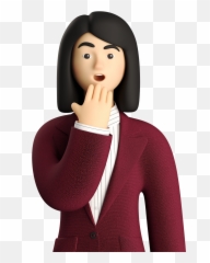 Astonished Girl Clipart Illustration In Png Svg - For Women Emoji,Iphone Emojis Girls