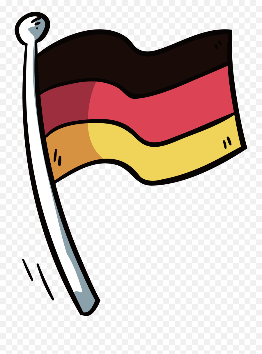 Germany Clipart Thing German Germany Thing German - Dibujo De Bandera Alemana Emoji,West Indian Flag Emoji
