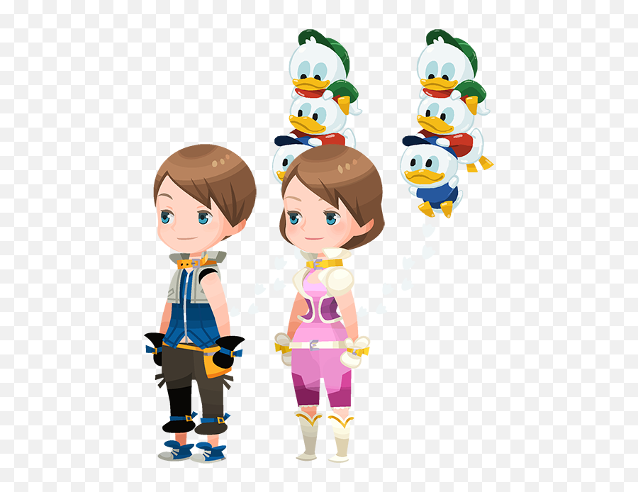 Download Hd Balloon Huey Dewey Louie - Kingdom Hearts Union X Avatars Emoji,Huey Emoji