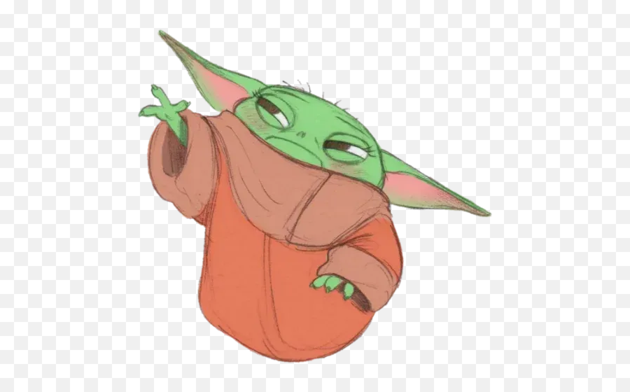 Baby Yoda - Yoda Emoji,Yoda Emojis Google Talk