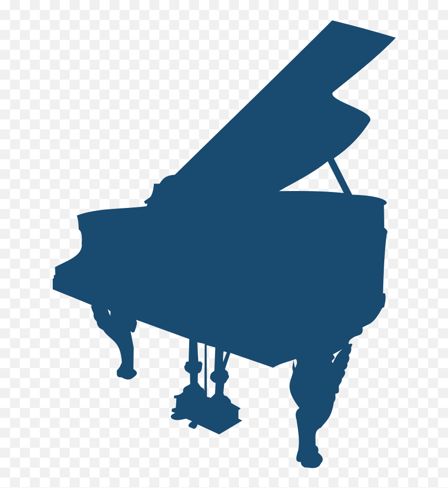 Piano Silhouette Musical Keyboard Clip - Piano Silhouette Color Emoji,Dragon Ball Z Emoji Keyboard
