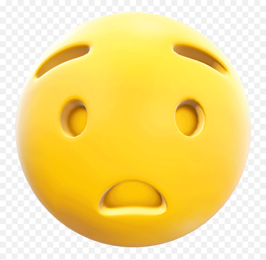 Fearful - Loopgif Emoji,Fearful Emoticon