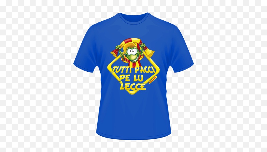 T - Shirt Tutti Pacci Pe Lu Lecce Emoji,Geko Emoticon