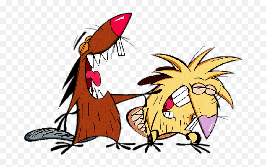 The Angry Beavers Cartoon Goodies Videos And Images Emoji,Ha Ha Ha Beaver Emoticon Gif