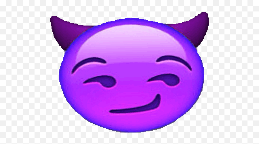 Devil Emoji Ios - Devil Emoji Transparent Gif,Devil Emoji Pillows