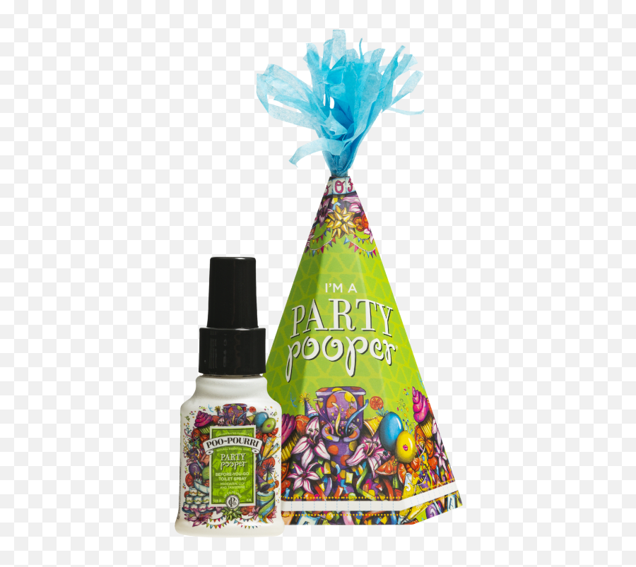 6 - Pack Poopourri Party Pooper Party Hat Gift Set 6x 2oz Party Hat Emoji,Party Hat Emoji Png