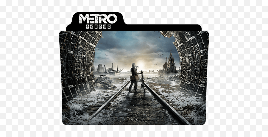 Metro Exodus 2019 Folder Icon - Designbust Metro Exodus Emoji,Metro Emoji