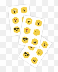 Minifig Emojis - Dot,Diy Emoji Party Favors