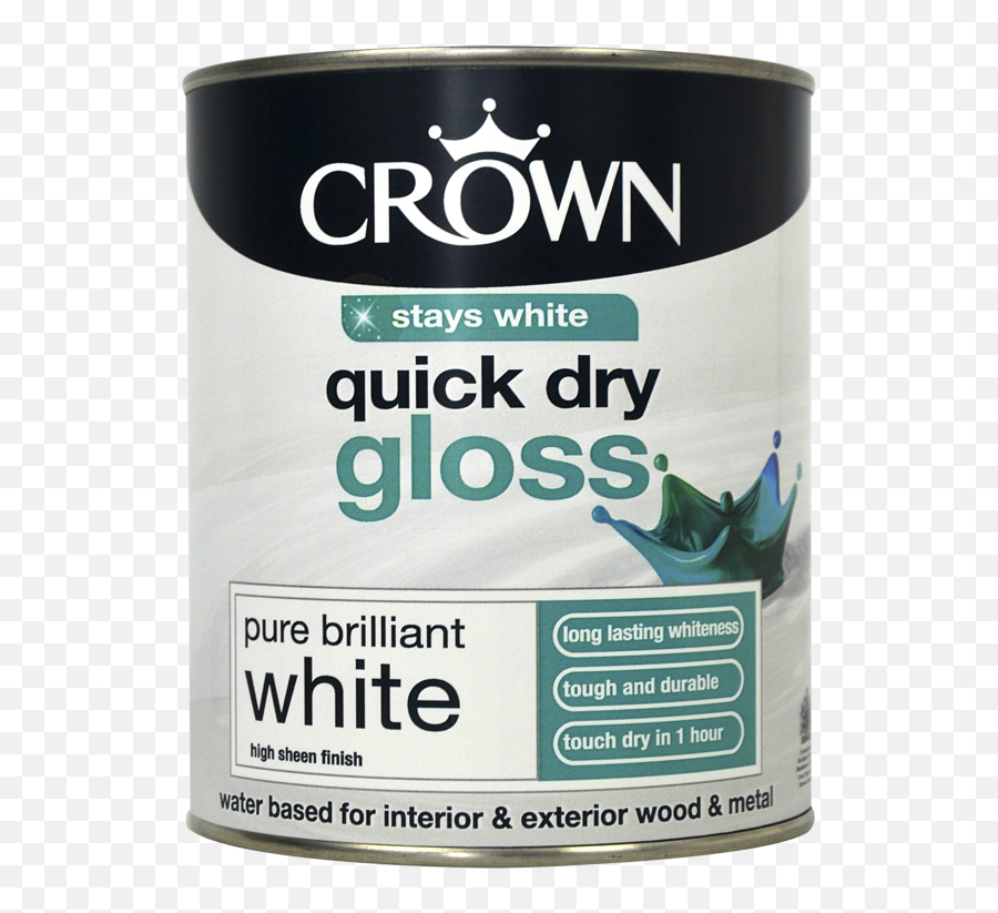 Quick Dry Gloss Brilliant White Paint 25lt - Crown Gloss White Paint Emoji,Epos Emotion