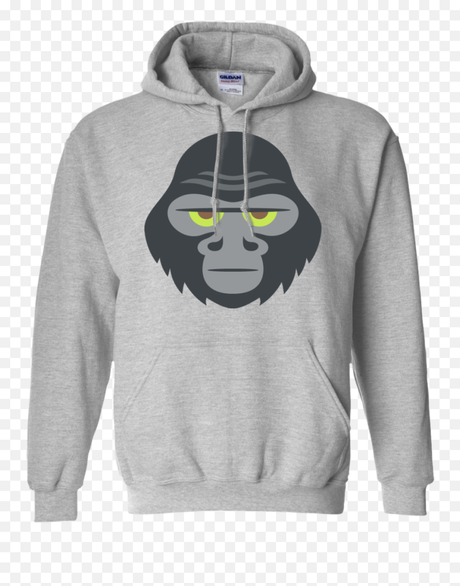 Gorilla Emoji Hoodie U2013 Wind Vandy,Distressed Face Emoji