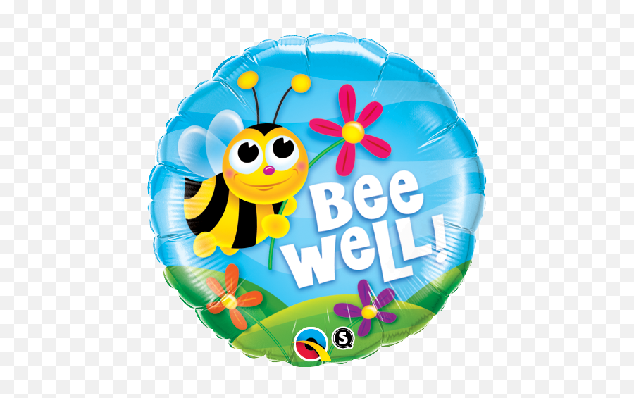 Floral Botanical - Generic Themes Balloon Bee Well Soon Emoji,Japanese Flower Emoticon