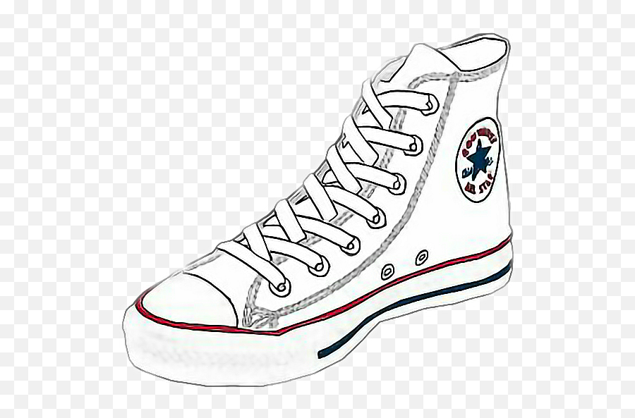 U Inozemstvu Metalna Linija Pei Tumblr Converse Emoji - Converse Sketch,Emoji High Tops