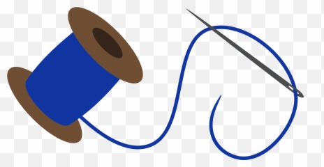 Sewing Clipart Spool Thread Sewing - Clipart Needle And Thread Png Emoji,Sewing Button Emoji