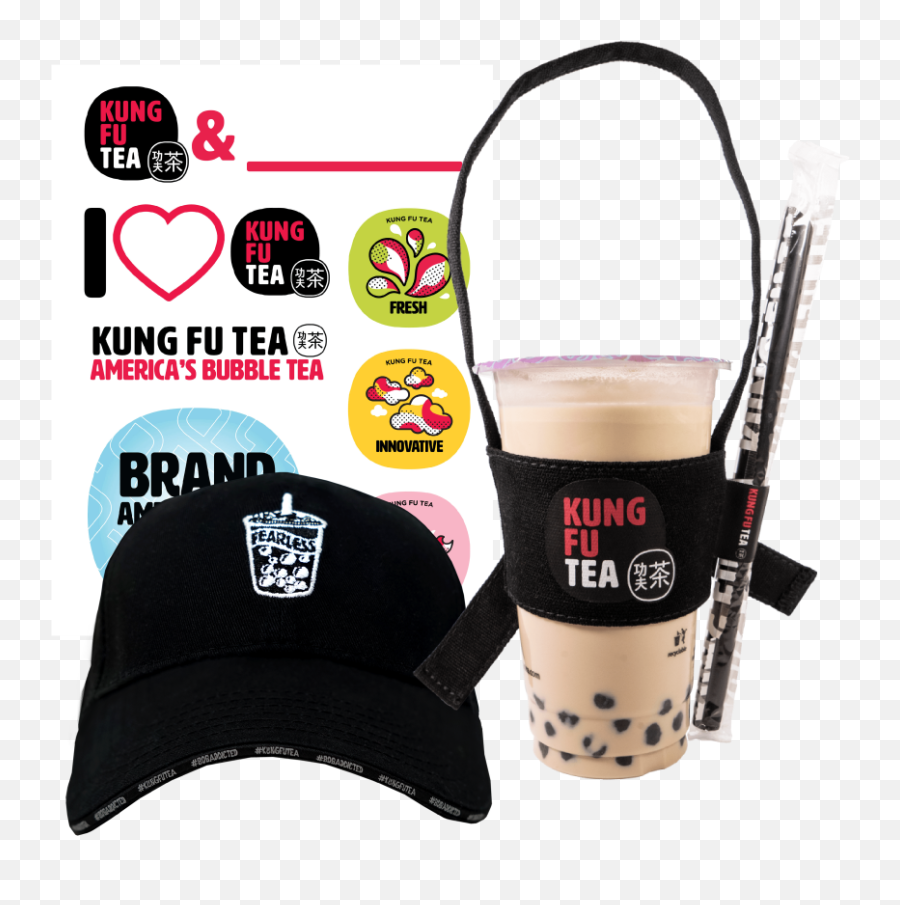 Merchandise U2014 Kung Fu Tea Fresh - Innovative Fearless Emoji,Blue Cap Emoji