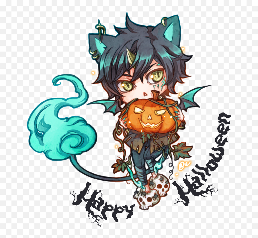 Download Picture Transparent Stock Free Cliparts Download - Cute Halloween Anime Boy Emoji,Anime Emojis