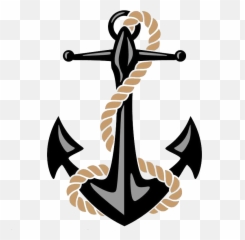 Anchor Watercraft Rope Illustration - The Anchor Line Around Anchor And Rope Png Emoji,Where Is The Anchor Emoji