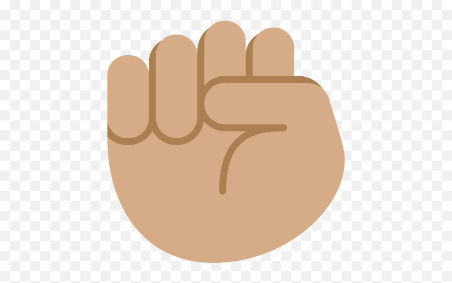 Raised Fist Emoji With Medium Skin Tone - Black Lives Matter Emoji Fist,Black Fist Emoji
