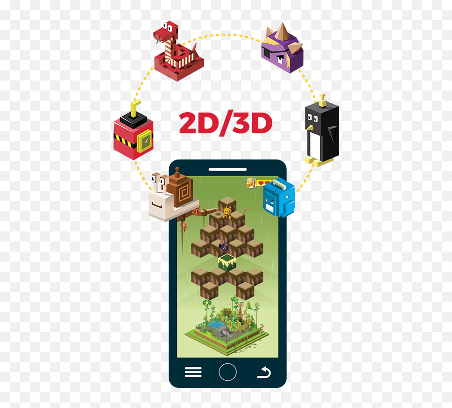 Unity 2d 3d Game Development Company In Uk 3d Game - Vertical Emoji,Emoji 3d Vs 2d