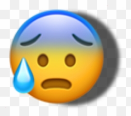 The Most Edited - Worried Emoji,Slender Emoticon