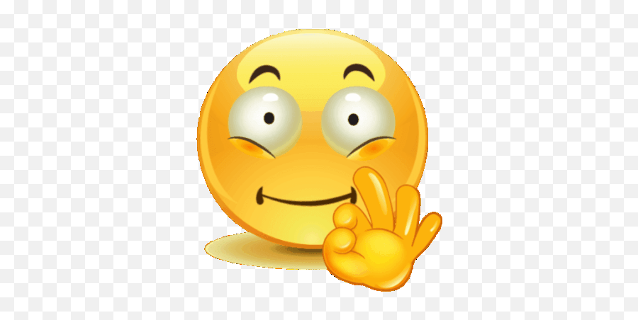 Imoji Ok From Powerdirector Animated Emoticons Funny - Emoji Ok Gif,Ok Hand Emoji