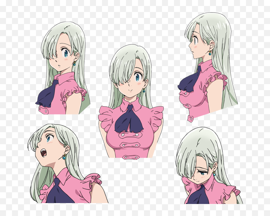 Seven Deadly Sins Anime - Character Elizabeth Seven Deadly Sins Emoji,Princess Elizabeth Anime Emotions