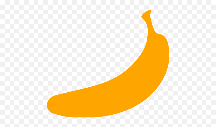 Orange Banana 2 Icon - Orange Banana Icon Emoji,Emoticon Banana Png