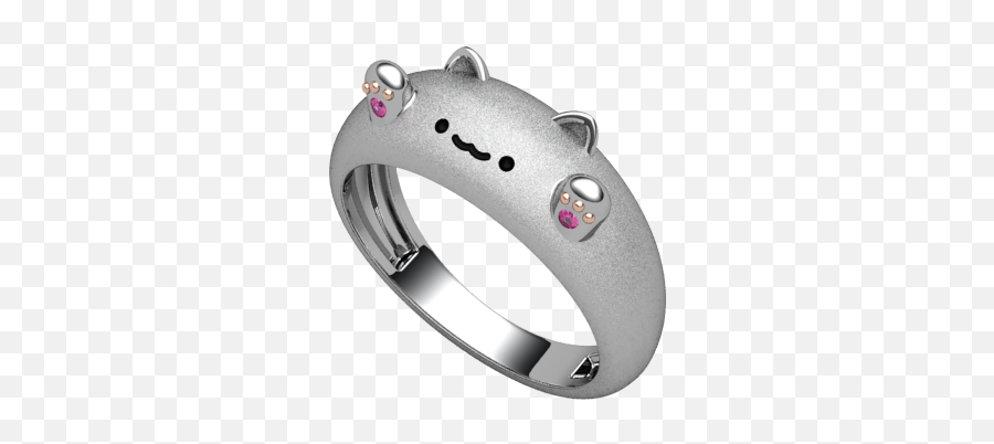 Bongo Cat Ring - Bongo Cat Ring Emoji,Cat Emoticon :3
