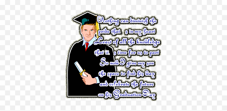 Mother To Son Graduation Quotes - Message For My Kuya Graduation Emoji,Animated Emoticons Graduation