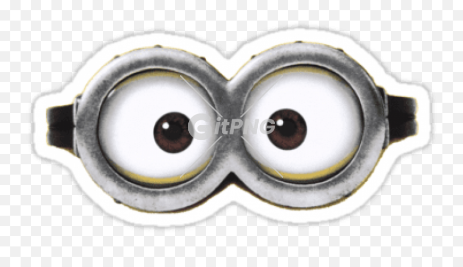 Tags - Nose Gitpng Free Stock Photos Cut Out Minion Eyes Printable Emoji,Awesomeface Emoticon With Hair