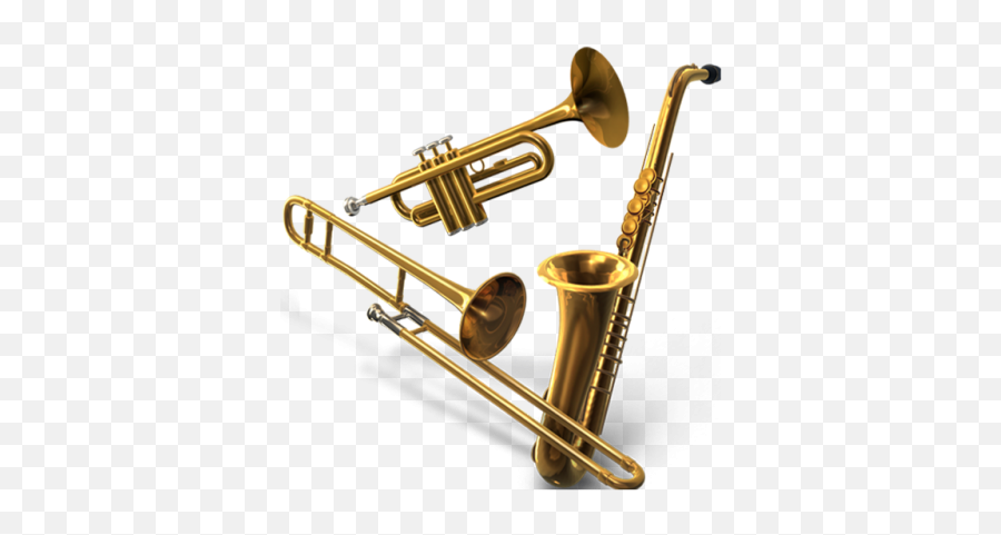 Download Brass Band Instrument Free Png - Trompette Png Emoji,Trombone Emoji