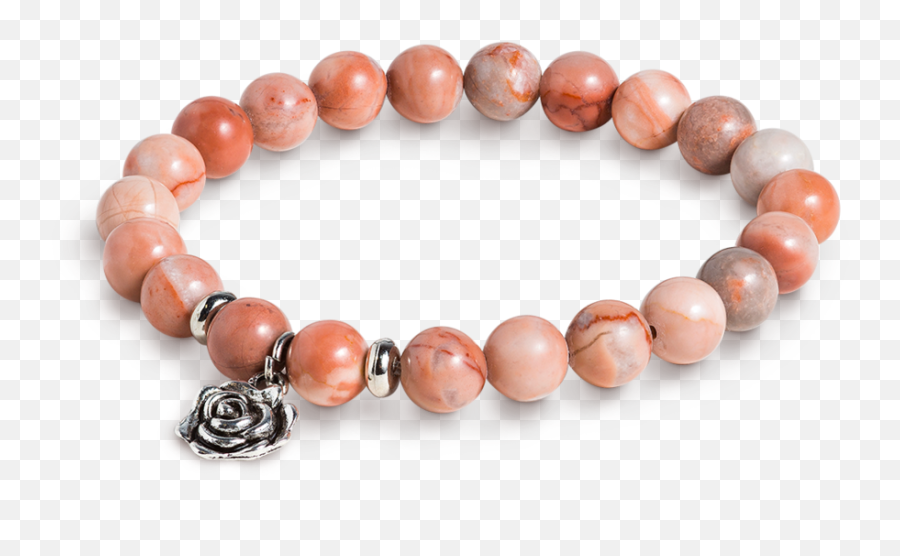 Peach Moonstone Motivation Bracelet - Solid Emoji,Bracelet For Emotions