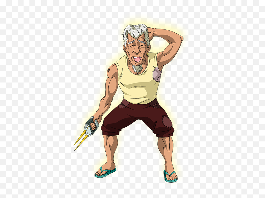 Jiro Toriko Wiki Fandom - Toriko Old Man Emoji,Chiyo-chichi Emoticons