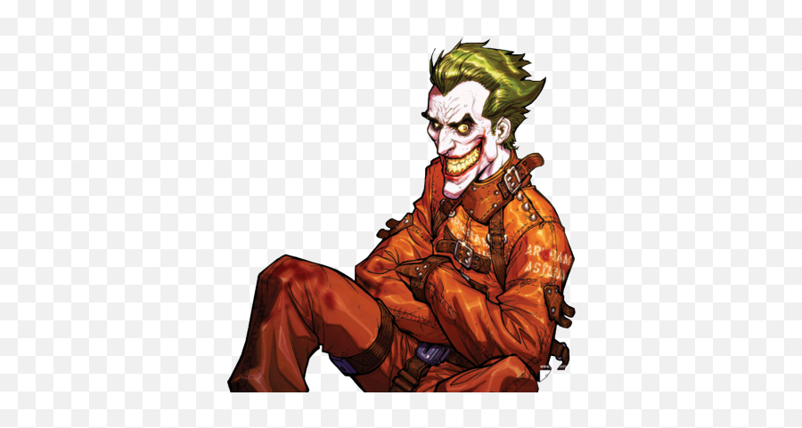 Joker Cartoon - Batman Arkham Asylum Joker Dessin Emoji,Animated Joker Emoji