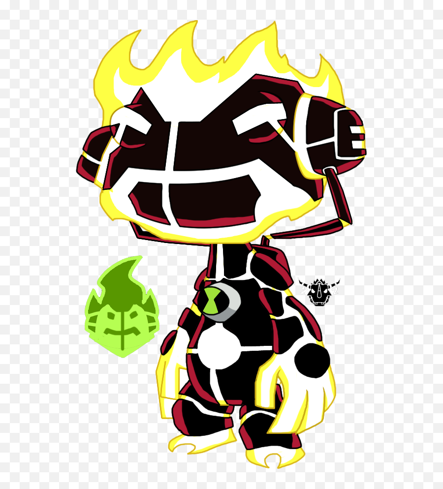 Ben 10 Alien Fusion Part 2 - The Wildfire Echolocation Ben 10 Heatblast Echo Echo Emoji,Misaka Clone Emoticon