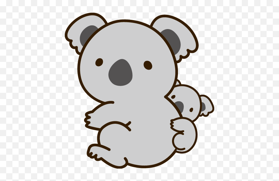 Kawaii Stickers Png - Baby Koala Stickers Cute Koa Koala Cartoon Koala Transparent Background Emoji,Koala Emoji Png