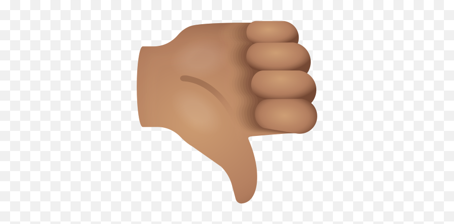 Thumbs Down Medium Skin Tone Icon - Fist Emoji,Facebook Thumbs Down Emoji