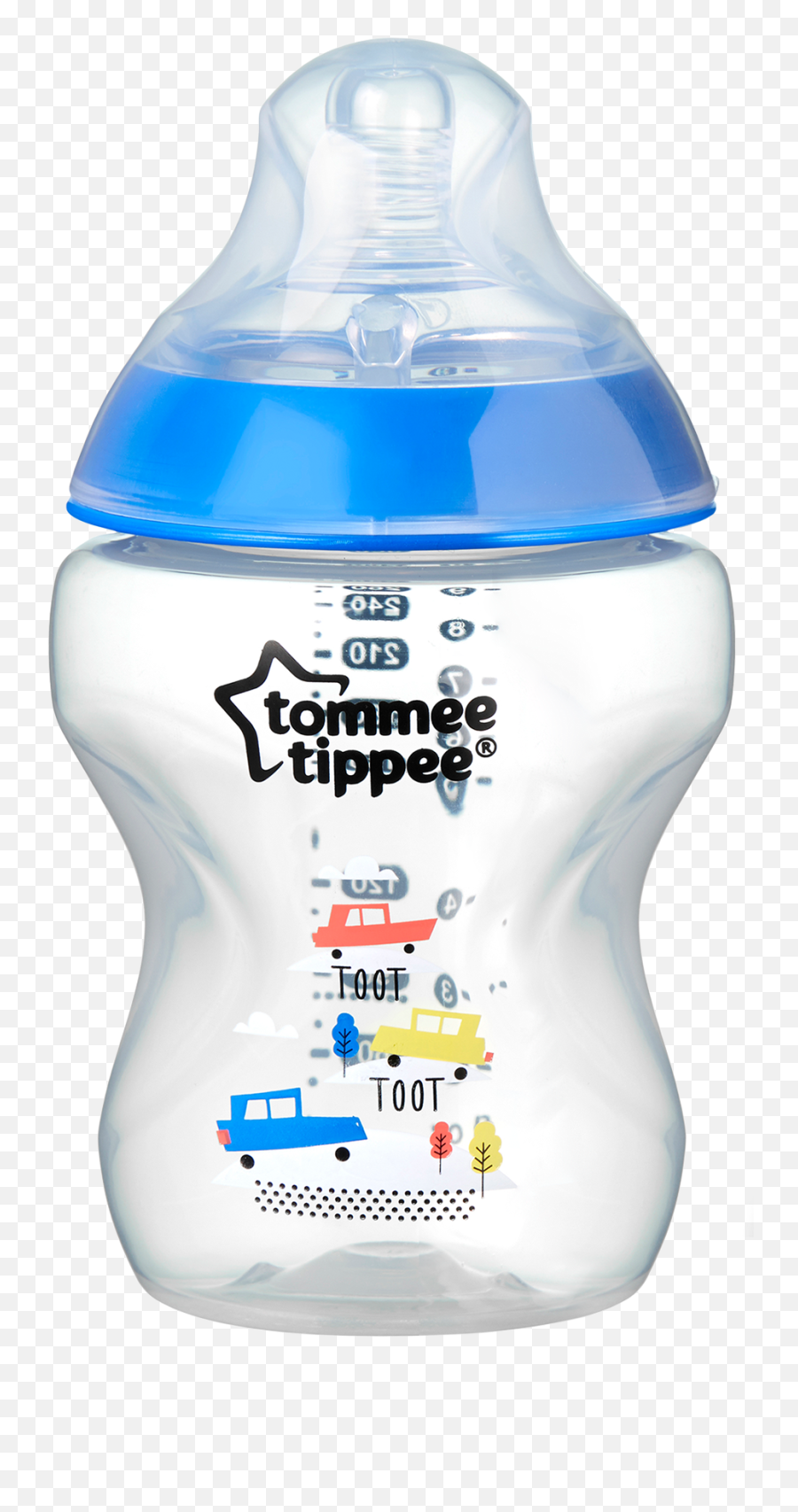 Closer To Nature Decorated Baby Feeding Bottles Blue - Clip Tommee Tippee Closer To Nature Bottles Blue Emoji,Bottle Emoji