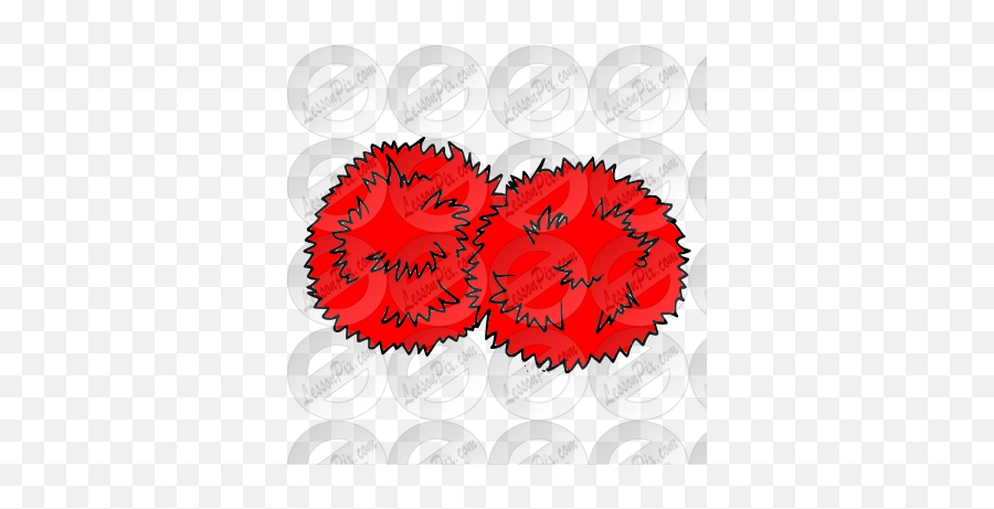 Pom Pom Clipart - Clipart Suggest Emoji,Dancing Pom Poms Emoticon