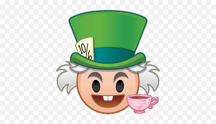 The Mad Hatter - Serveware Emoji,Green Tea Emoji