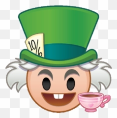 The Mad Hatter - Serveware Emoji,Green Tea Emoji