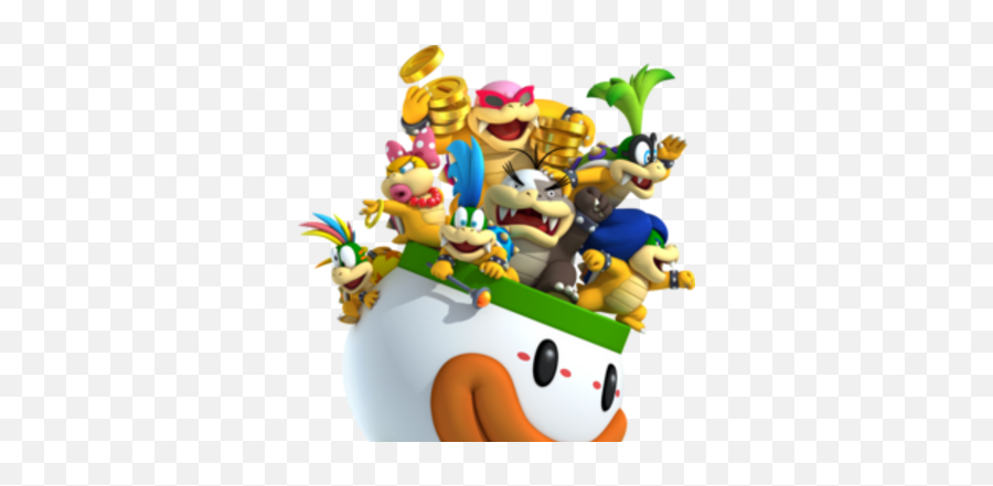 Koopa Clown Car Mariowiki Fandom Emoji,Lock Shock And Barrel. Wink Emoticon